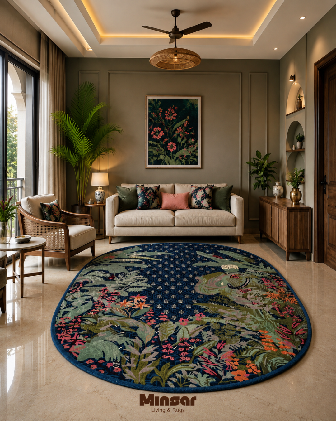 Custom made- Jungle Reverie Rug