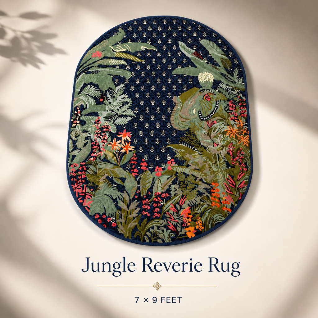Custom made- Jungle Reverie Rug